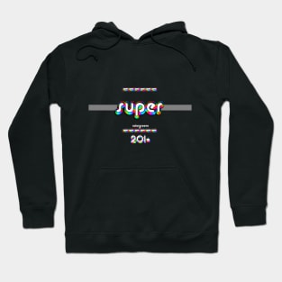 Super 2010 ColorGroove Retro-Rainbow-Tube nostalgia (tf) Hoodie